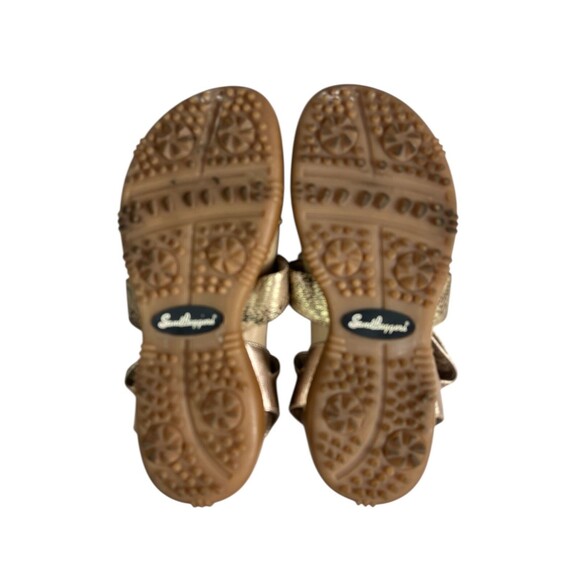 Sandbaggers Golf Comfort Womens 1112 Tracie Sandals  Size 7  Gold Adj Golf Shoes - Picture 10 of 10